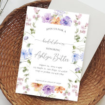 Chá de panela de flores selvagens de aquarela