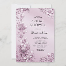 Chá de panela de Folhagem Floral Rosa