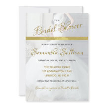 Chá de panela de Fotografias com Destaque Dourado 