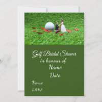 Chá de panela de golfe com bola de golfe Salve a d