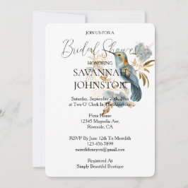 Convite Chá de panela de Hydrangea