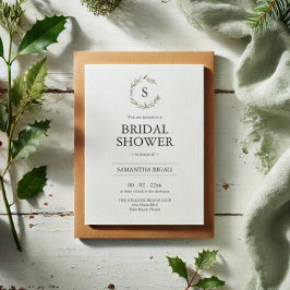 Convite Chá de panela de inverno com código QR