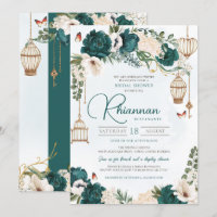 Chá de panela de Jardim Floral Elegante Elegante E