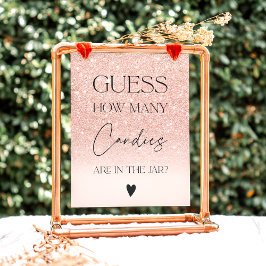 Convite chá de panela de jogo rosa dourado