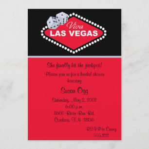 Convite Chá de panela de Las Vegas