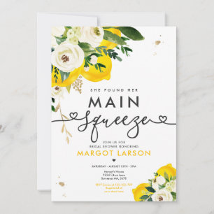 Convite Chá de panela De Limão Ela Encontrou O Seu Come