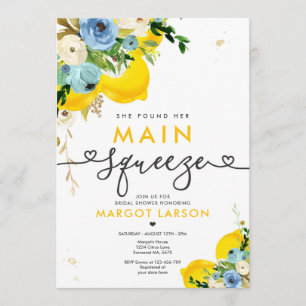 Convite Chá de panela De Limão Ela Encontrou Seu Comboio P