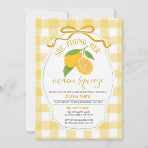 Convite Chá de panela De Limão Ela Encontrou Seu Comboio P