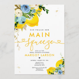 Convite Chá de panela De Limão Ela Encontrou Seu Comboio P