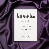 Chá de panela de Lingerie preto