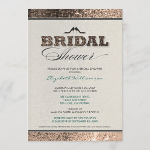 Convite Chá de panela de Lixo (champanhe)