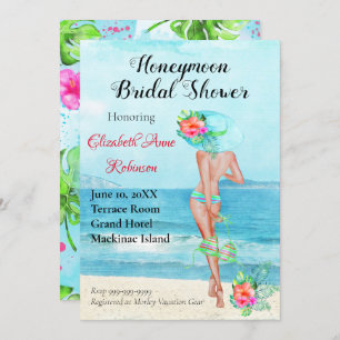 Convite Chá de panela de lua de mel