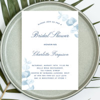 Chá de panela de luxo de eucalipto azul-branco