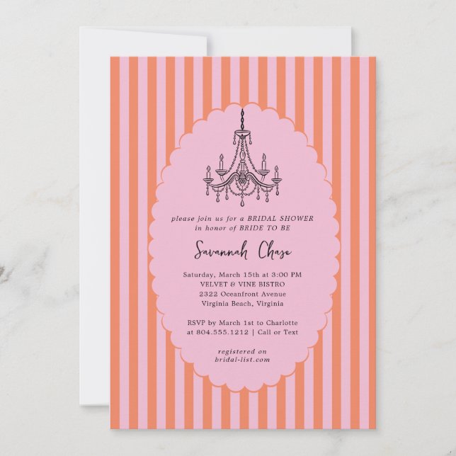 Convite Chá de panela De Mão Branca Moderna (Frente)