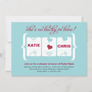 Convite Chá de panela de Máquina de Slot