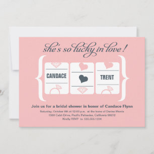 Convite Chá de panela de Máquina de Slot