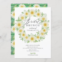 Chá de panela de margarida, Brunch floral floral