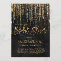 Chá de panela de mármore preto Dourado com pérolas