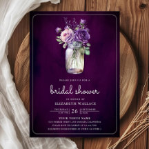 Chá de panela de Mason Mason Floral Purple Moody