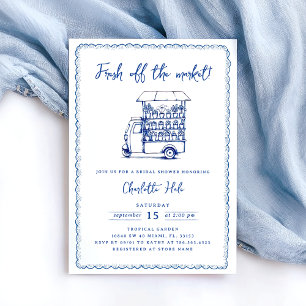 Convite Chá de panela de Mercado Moderno
