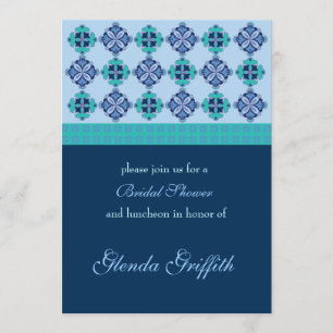 Convite Chá de panela de Mosaico