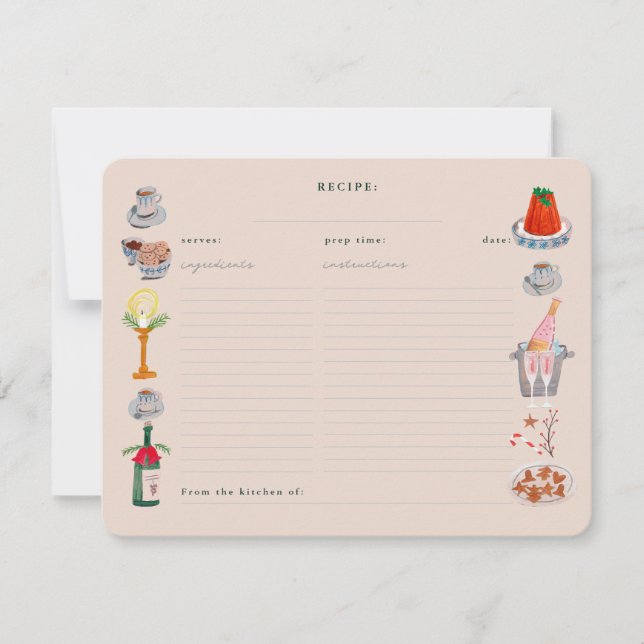 Convite Chá de panela De Natal De Porodle Compartilha Uma  (Frente)