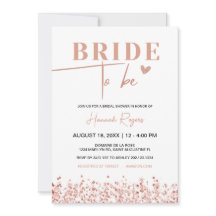 Chá de panela de noiva Dourado rosa, noiva a ser