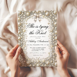 Convite Chá de panela de Ouros e Pérolas