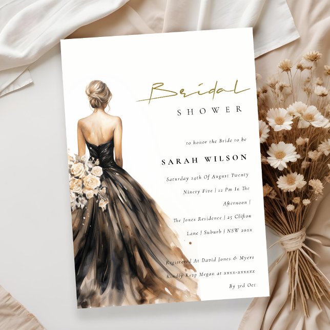 Convite Chá de panela de Palhaço de Casamento de Cobra Neg (Criador carregado)