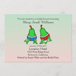 Convite Chá de panela de Pear Gay