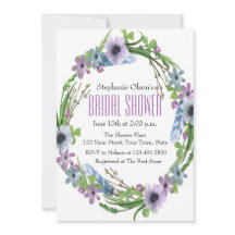 Chá de panela de penas e flores