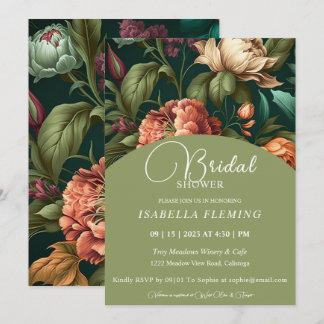 Convite Chá de panela de Petais da Flor