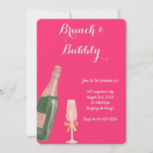 CONVITE CHÁ DE PANELA DE PINOS BRUNCH E BUBBLY