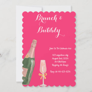 CONVITE CHÁ DE PANELA DE PINOS BRUNCH E BUBBLY