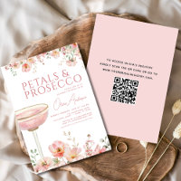Chá de panela de pinos de código QR e pincel Prose