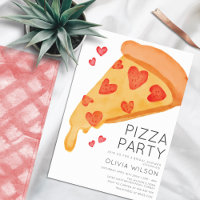 Chá de panela de pizza casual de Watercolor