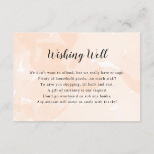 Convite Chá de panela de poços de desejo  Pessegueira