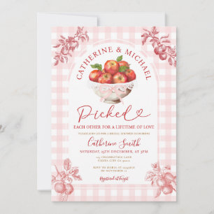 Convite Chá de panela De Pomar De Maçã De Queda Escolhido