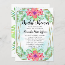 Chá de panela de praia por aquarela do Hibiscus Fl