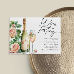 Convite Chá de panela de Provando de vinho