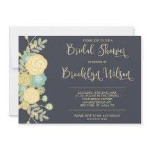 Chá de panela de quadro de chalkboard convida flor