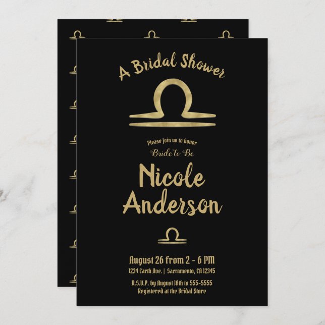 Convite CHÁ DE PANELA de queda da Astrologia Zodiaca Doura (Frente/Verso)