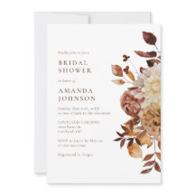 Chá de panela de queda elegante