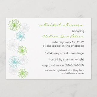 Convite Chá de panela de Reflexão Floral