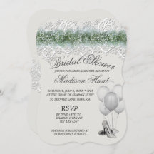 Chá de panela de respiração de rendas brancas e be