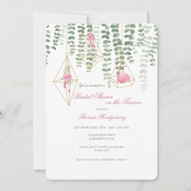 Convite Chá de panela de retenção de Vamos (Frente)