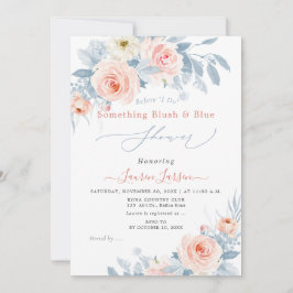 Convite Chá de panela de Rosas Rosa Rosa Blush do ArtsApp 