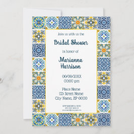 Convite Chá de panela de Talavera mexicano