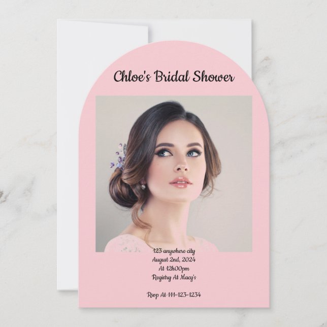 CONVITE CHÁ DE PANELA DE TINTA MODERNA (Frente)