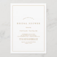 Chá de panela de tipografia Dourada minimalista